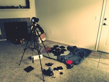 View of empty chair