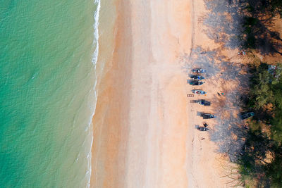 Aerial view of beach