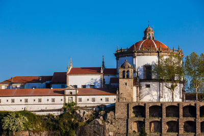 The monastery of serra do pilar located in vila nova de gaia, portugal, built on 1672