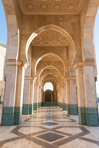 Archway of historical building