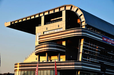 Low angle view of building against sky