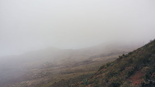 Scenic view of landscape against sky