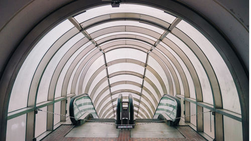 Empty corridor of building