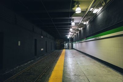 Illuminated tunnel