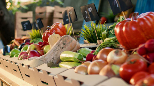 Close-up of vegetables for sale