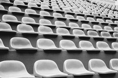 Full frame shot of chairs