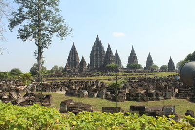 Temple against sky