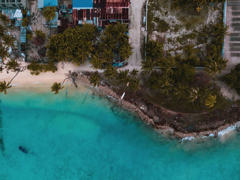 Swimming pool by sea