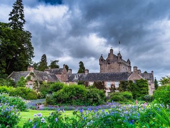 Panoramic shot of historic building against sky