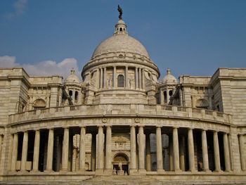 Low angle view of building against sky