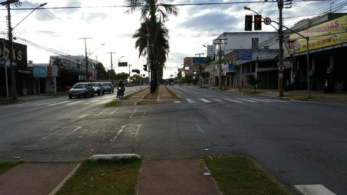 View of city street