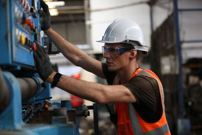 Man working in factory