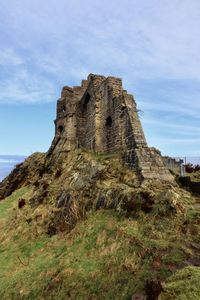 Low angle view of castle