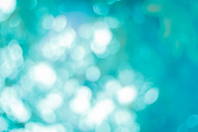 Defocused image of lights