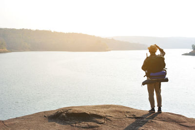 Woman on beach