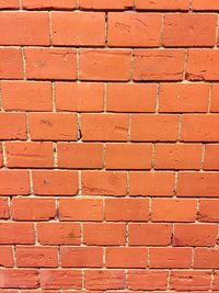 Full frame shot of brick wall