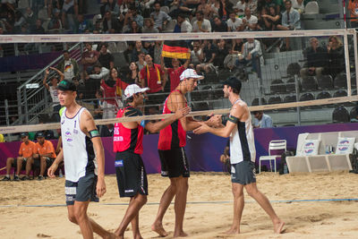 Group of people on the beach