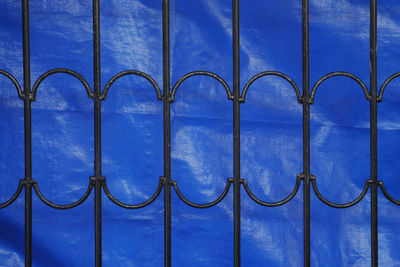 Blue pattern wall a background