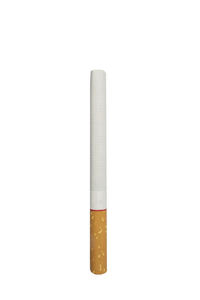 High angle view of pencils against white background