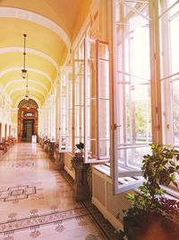 Corridor of building