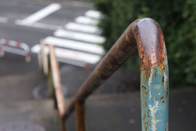 Close-up of rusty metal