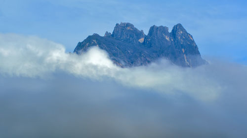 Mount peak of kinabalu, sabah, malaysia