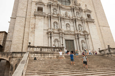 Low angle view of historical building