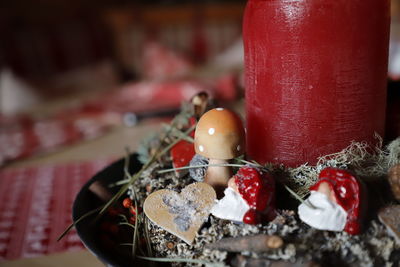 Close-up of christmas decoration 