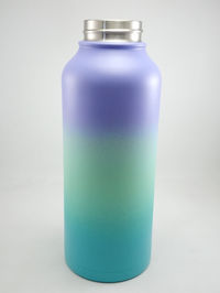 Close-up of water bottle against white background