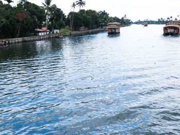 Scenic view of river against sky