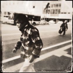 People on city street