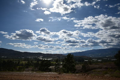 Scenic view of landscape against sky