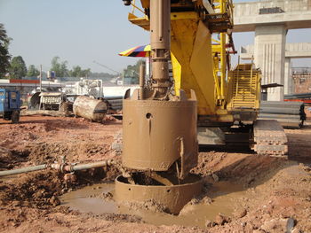 View of construction site