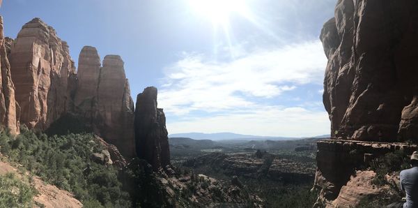 Panoramic view of landscape against sky