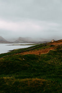 View from brandon point to brandon bay ireland in autumn