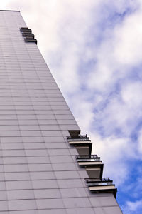 Low angle view of building against sky