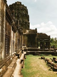 View of temple against sky