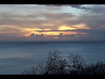 Scenic view of cloudscape during sunset