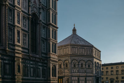 Low angle view of building against sky