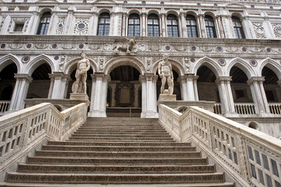 Low angle view of historical building