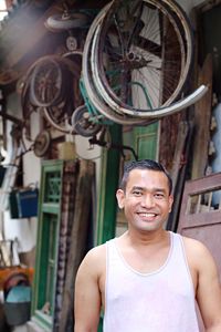 Portrait of a smiling young man