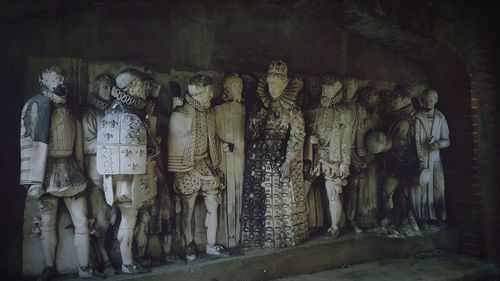 Panoramic shot of buddha statue