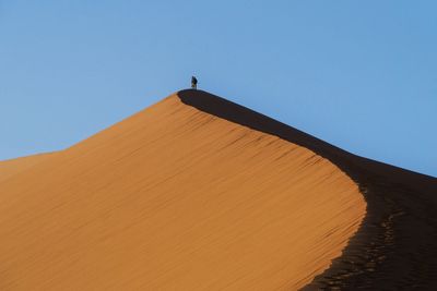Low angle view of a desert