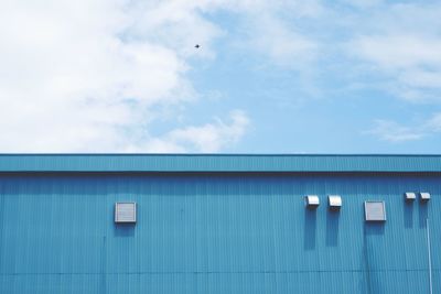 Low angle view of building against sky