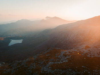 Devils kitchen sunrise and sunset backpacking