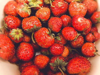 Full frame shot of strawberries