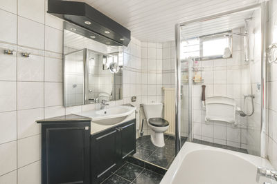 Interior of bathroom