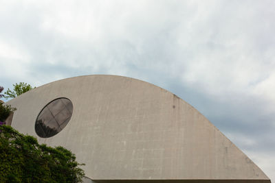 Low angle view of building against sky