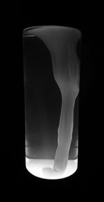 Close-up of object over black background