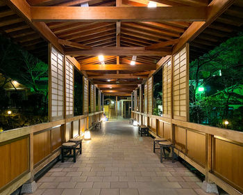 Passageway at a hotel in arima onsen, japan